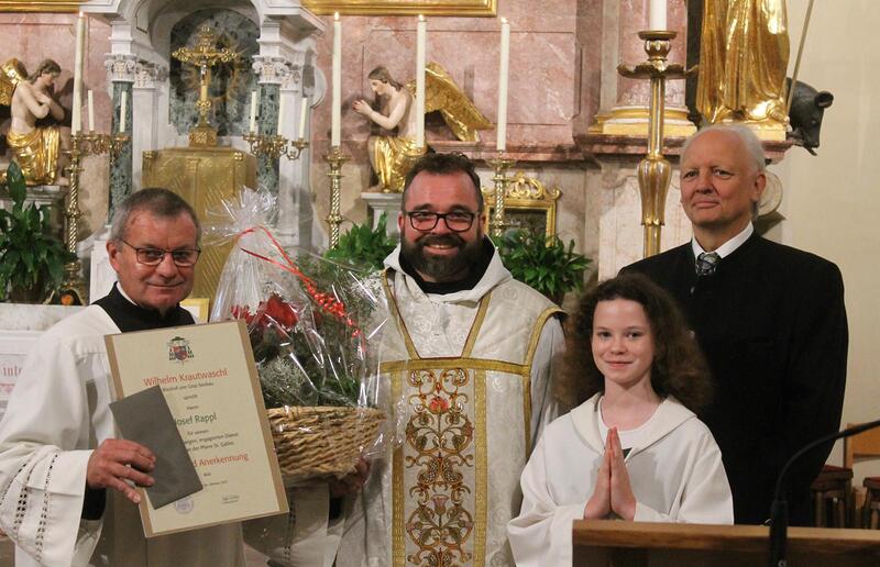 Auszeichnung für Josef Rappl / Janik Bräuer Pfarre St. Gallen