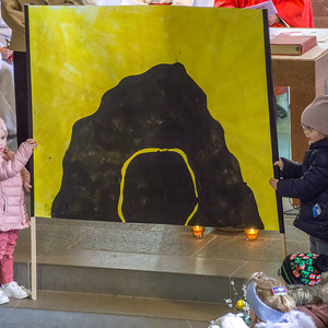 Palmweihe wird zu einem lebendigen Gottesdienst.