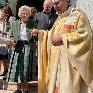 Frau Johanna Glettler feierte 100 Jahre