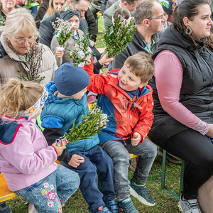 Palmsonntag 2024 auf dem Kirchberg in Deutschfeistritz
